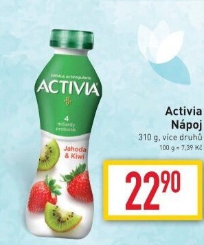 Jogurtový nápoj Activia Danone