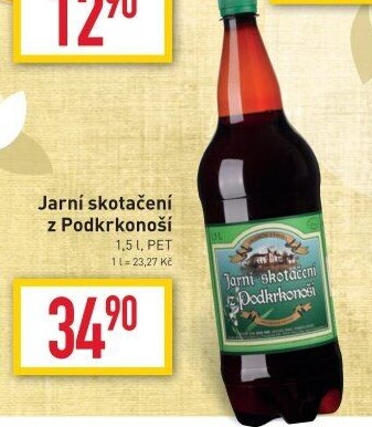Pivo Jarní skotačení z Podkrkonoší Pivovar Nová Paka