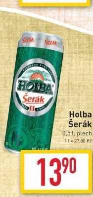Pivo Šerák Holba