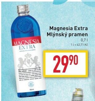 Přírodní voda Magnesia Extra