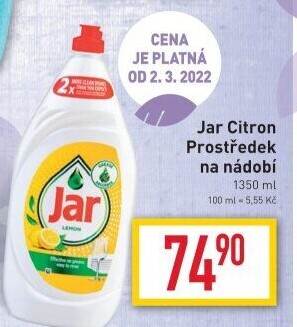 Prostředek na nádobí Jar