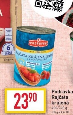 Rajčata krájená Podravka