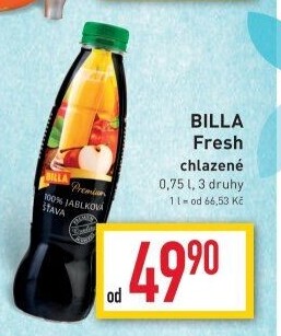 Šťáva 100% Premium Billa