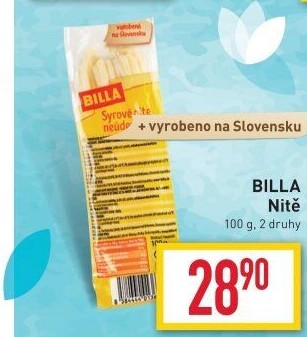 Sýrové nitě Billa
