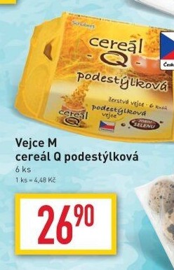 Vejce M Cereál Q z podestýlky Schubert