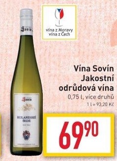 Vína Vinný sklep Sovín