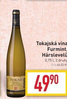 Víno Furmint Tokaji