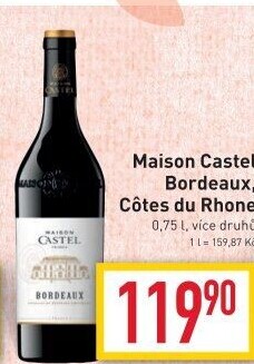 Víno Maison Castel Bordeaux