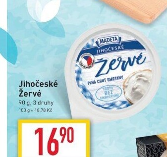 Žervé Jihočeské Madeta