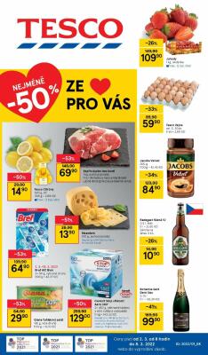 akční leták Tesco 2.3.2022-8.3.2022