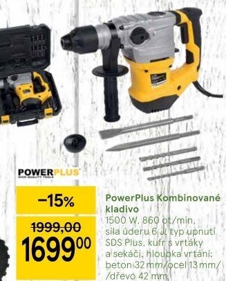 Kombinované kladivo PowerPlus