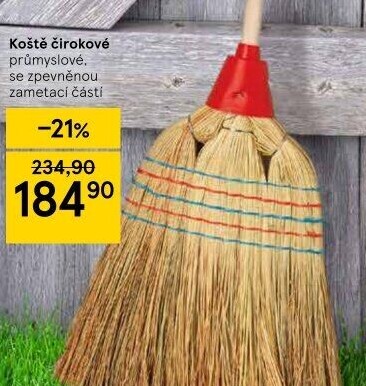 Koště venkovní - slámové