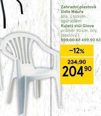Plastová židle