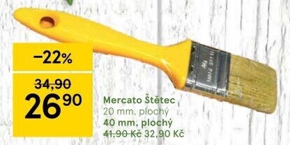 Plochý malířský štětec