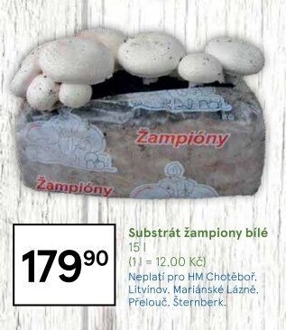 Sadbový substrát žampiony