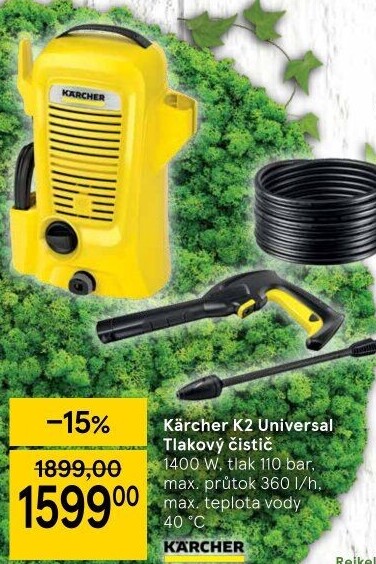 Vysokotlaký čistič K2 Universal Kärcher