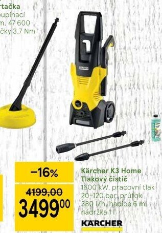 Vysokotlaký čistič K3 Home Kärcher