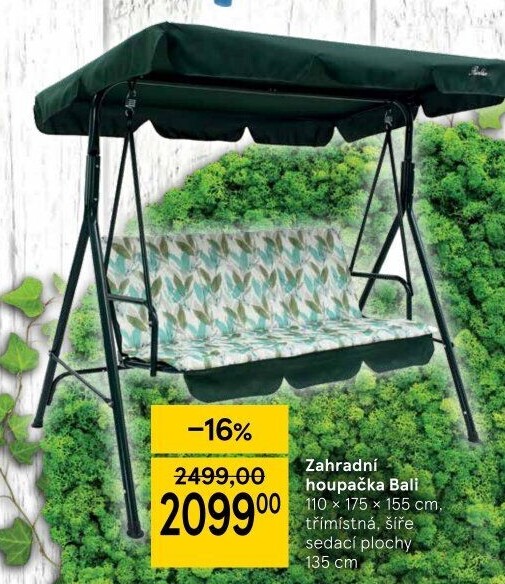 Zahradní houpačka