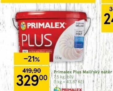 Interiérová barva Primalex Plus