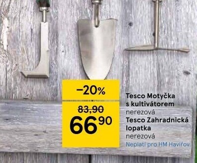 Motyčka Tesco