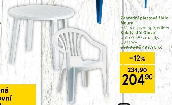 Plastová židle