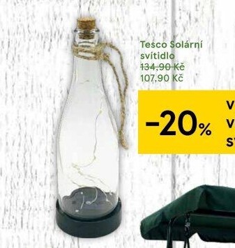 Solární svítidlo Tesco