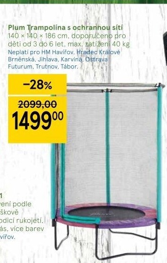 Trampolína Plum