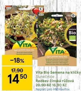 Zahradní osivo bio Vita