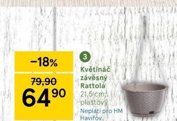 Závěsný květináč