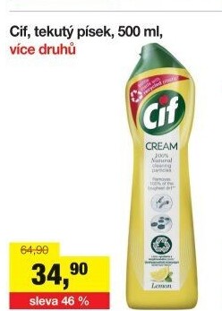 Krémový čistič Cif Cream