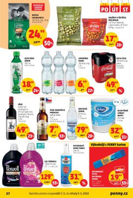 akční leták Penny Market 3.3.2022-9.3.2022