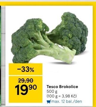 Brokolice Tesco