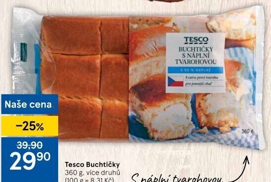 Buchtičky české Tesco