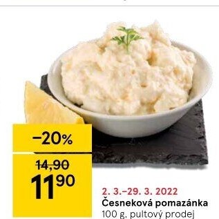 Česneková pomazánka