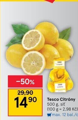 Citrony Tesco
