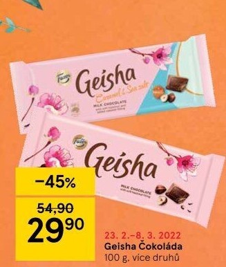 Čokoláda Geisha