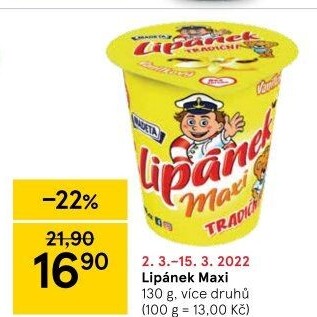 Dezert Lipánek Madeta