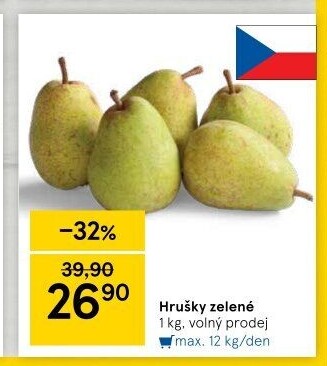 Hrušky zelené