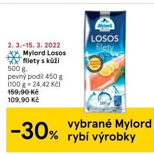 Losos filety mražený Mylord