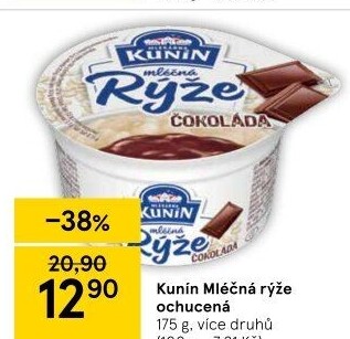 Mléčná rýže Kunín
