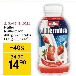 Nápoj mléčný Müllermilch Müller
