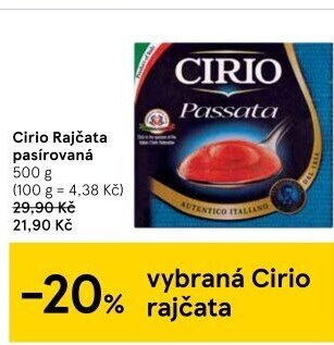 Pasírovaná rajčata Cirio