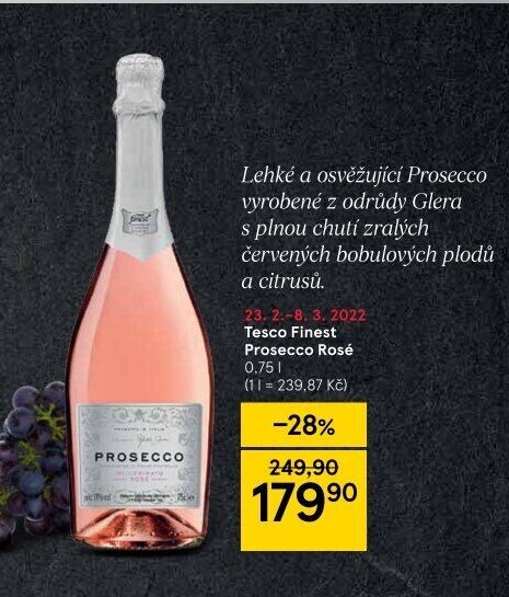 Prosecco Rose Tesco Finest