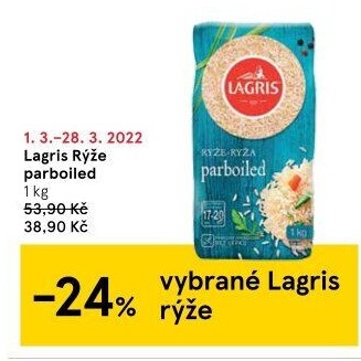 Rýže parboiled Lagris