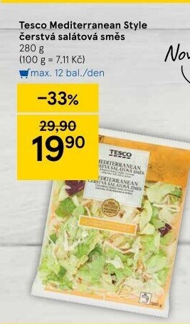 Salát Mediterranean Tesco