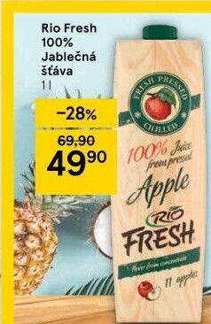 Šťáva 100% čerstvá Rio Fresh