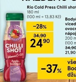 Šťáva Chilli Shot Rio Cold Press