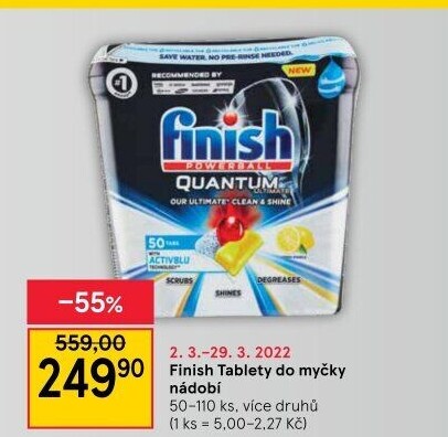 Tablety do myčky Finish