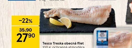 Treska obecná filet Tesco
