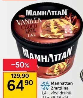 Zmrzlina v kelímku Manhattan Nestlé
